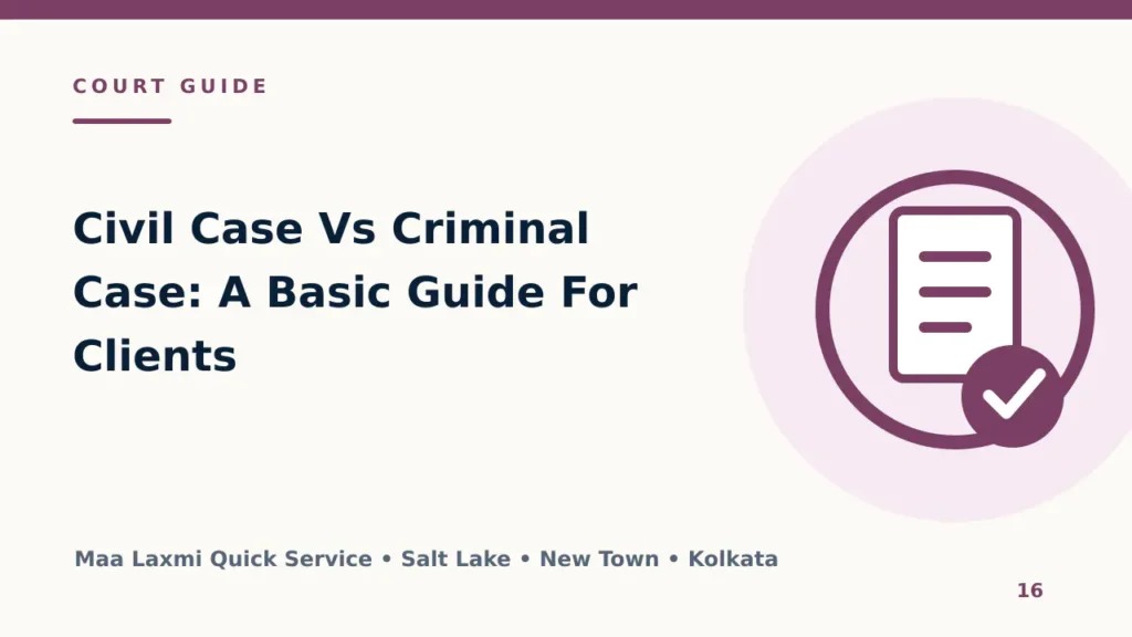 Civil Case Vs Criminal Case: A Basic Guide For Clients